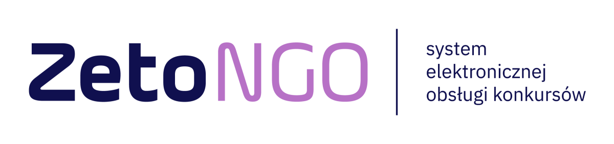 Logotyp Zeto NGO platforma elektronicznej obsługi konkursów